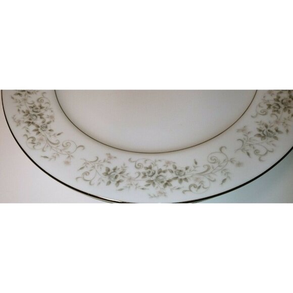 Camelot Carrousel 1315 Dinner Plates Set of 3 – 10 3/8" Japan Silver Trim Floral - Picture 2 of 5